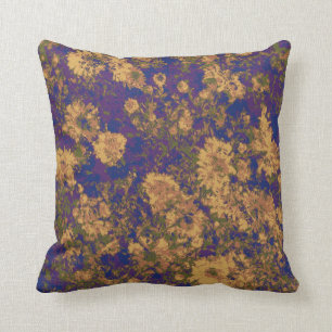 Yellow flower cushion