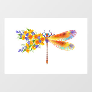Yellow Flower Dragonfly