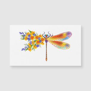 Yellow Flower Dragonfly