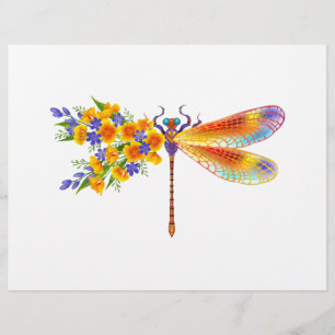 Yellow Flower Dragonfly Flyer