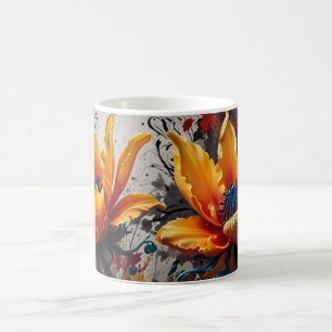 Yellow Flower Duo of Colours Coffee Mug