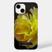 Yellow Flower Floral iPhone Case