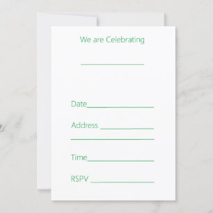 Yellow flower invitation for any occasion