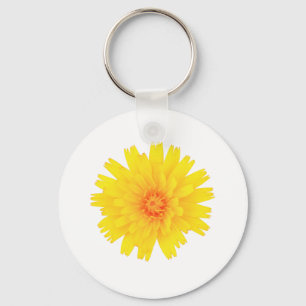 Yellow Flower Key Ring