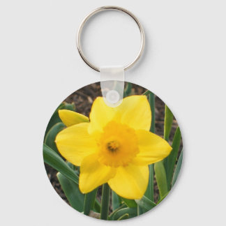 Yellow Flower Keychain