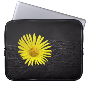 Yellow Flower Laptop Sleeve
