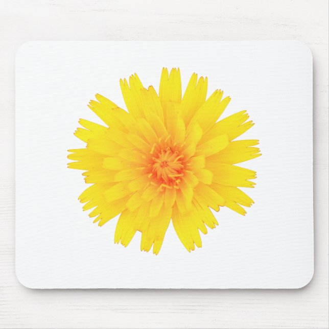Yellow Flower Mouse Pad (Front)