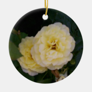 Yellow Flower Ornament
