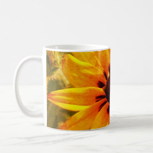 Yellow Flower Photo Classic Mug (Left)