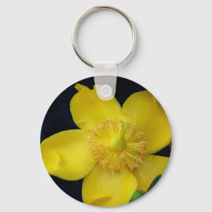 Yellow Flower Photo  Key Ring