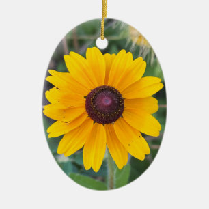 Yellow Flower Photo Ornament