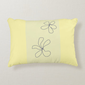 yellow flower pillow