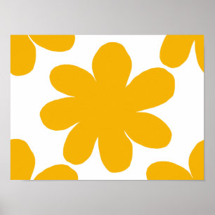 Yellow Flower Poster