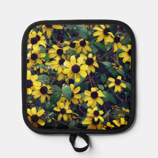 Yellow Flower Pot Holder (Front)