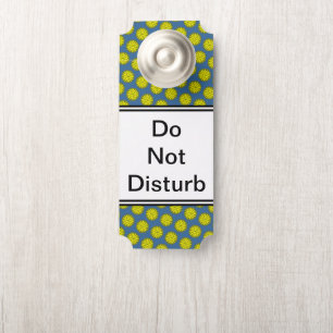 Yellow Flower Ribbon by Kenneth Yoncich Door Hanger