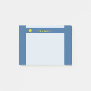 Yellow Flower Ribbon by Kenneth Yoncich Post-it Notes