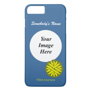 Yellow Flower Ribbon Template by Kenneth Yoncich Case-Mate iPhone Case