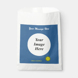 Yellow Flower Ribbon Template by Kenneth Yoncich Favour Bags