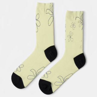 yellow flower socks