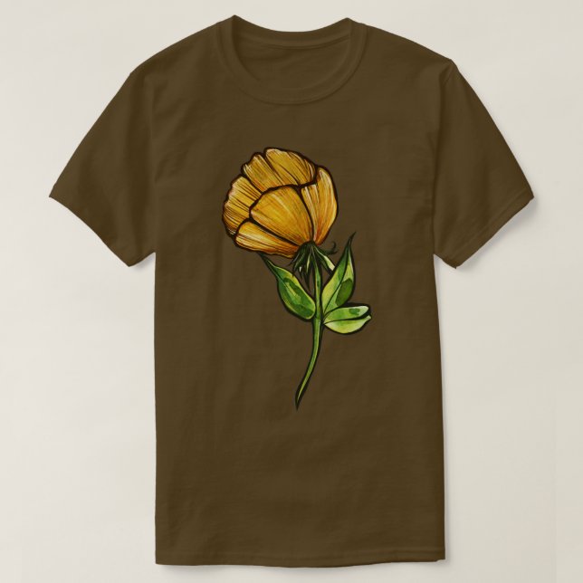 Yellow Flower T-Shirt (Design Front)
