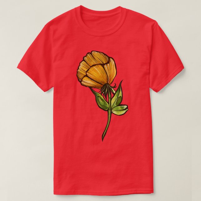 Yellow Flower T-Shirt (Design Front)