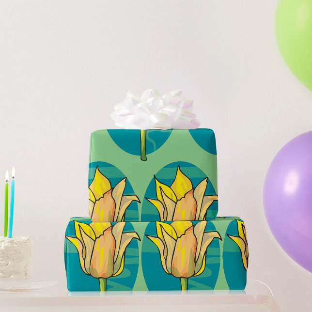 Yellow Flower Wrapping Paper (Creator Uploaded)