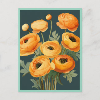 YELLOW FLOWERS #2 POSTCARD