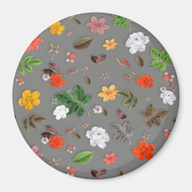 Yellow Flowers and White Roses 16 Magnet (Front)