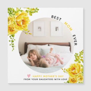 Yellow flowers Best Mum Ever Mother's Day photo