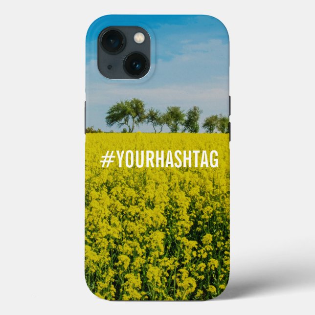 Yellow flowers field Case-Mate iPhone case (Back)