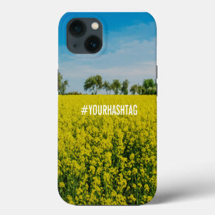 Yellow flowers field iPhone 13 case