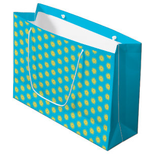 Yellow Flowers Large Gift Bag