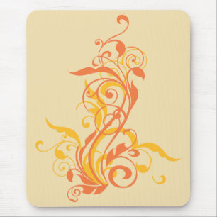 Yellow Flowers Mouse Pad