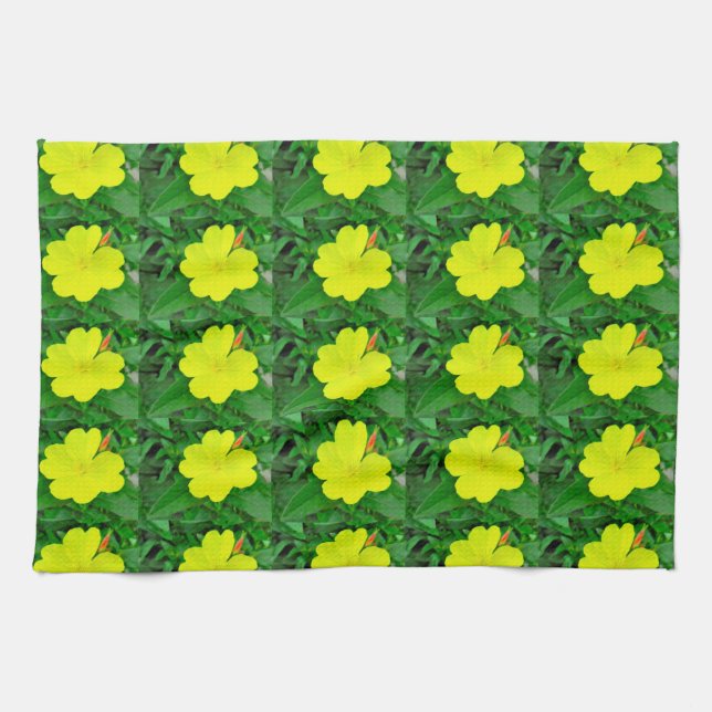 YELLOW FLOWERS towel (Horizontal)