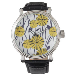Yellow flowers watch