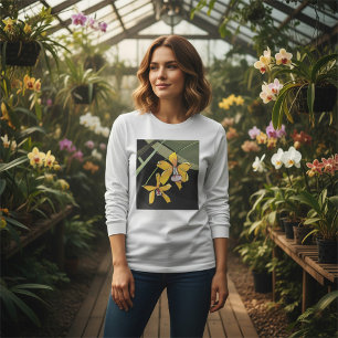 Yellow Flowers Womens Long-Sleeve T-Shirt