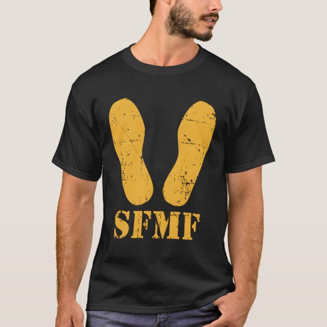 Yellow Footprints Sfmf T-Shirt (Front)