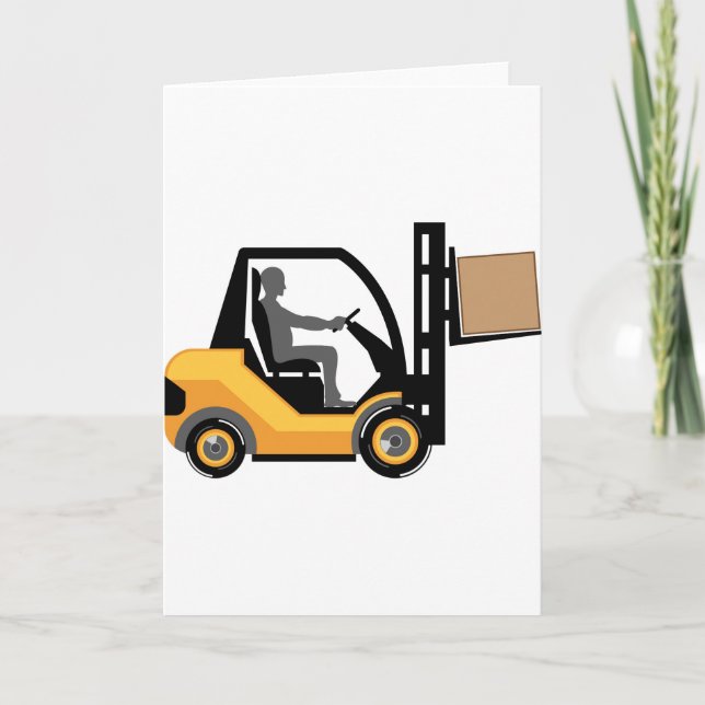 Yellow forklift card (Front)