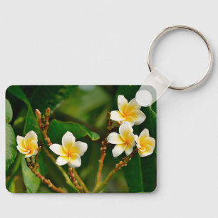 Yellow Frangipani Key Ring