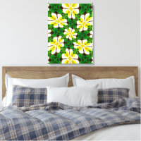 Yellow Frangipani Pattern