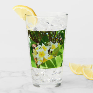 Yellow Frangipani Tree, Drink Glass