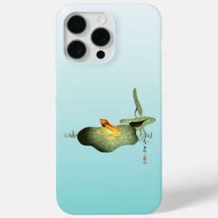 Yellow Frog on Lotus Leaf iPhone 15 Pro Max Case