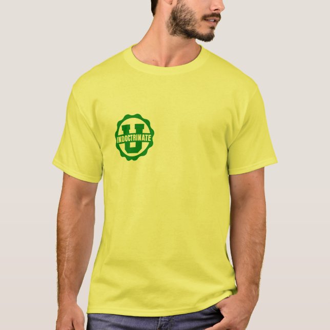 Yellow Front & Back Logo T-Shirt (Front)