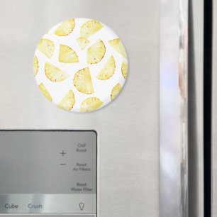 Yellow Fruit Pineapples Magnet