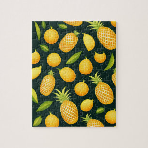 Yellow Fruits And Pineapple Jigsaw Puzzle
