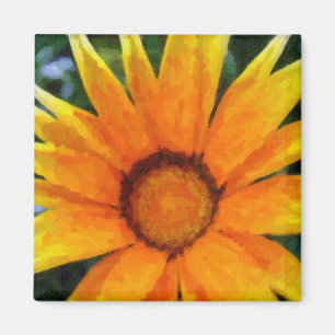 Yellow gazania magnet