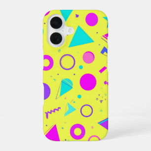 Yellow Geometric Pattern iPhone Case