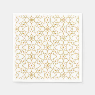 Yellow Geometry  Napkin