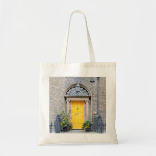 Yellow Georgian Door in Dublin Tote Bag