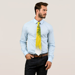yellow gerbera daisy tie